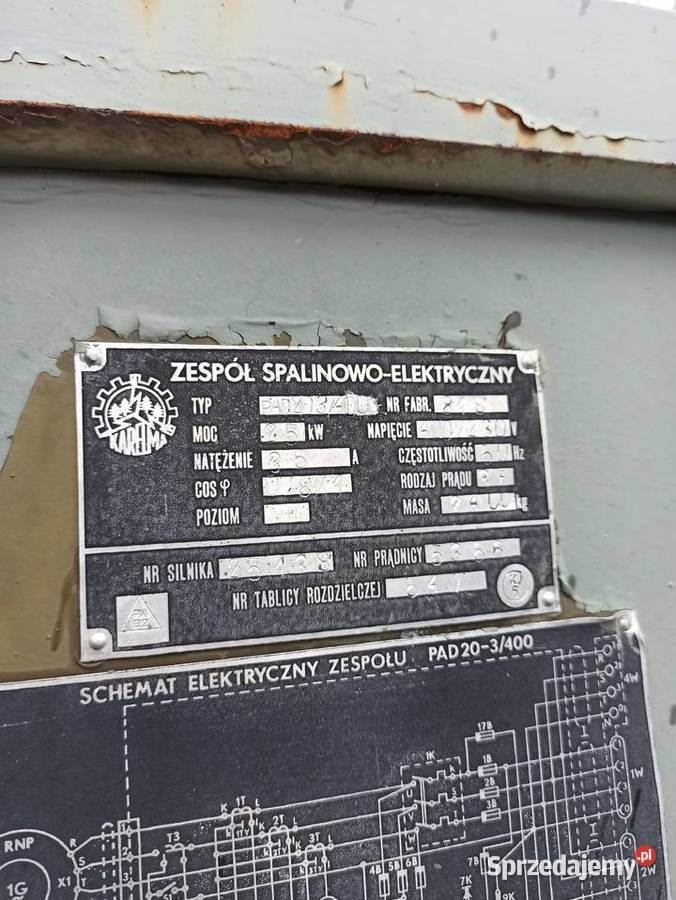 Agregat prądotwórczy PAD 16 generator łódzkie Skierniewice sprzedam