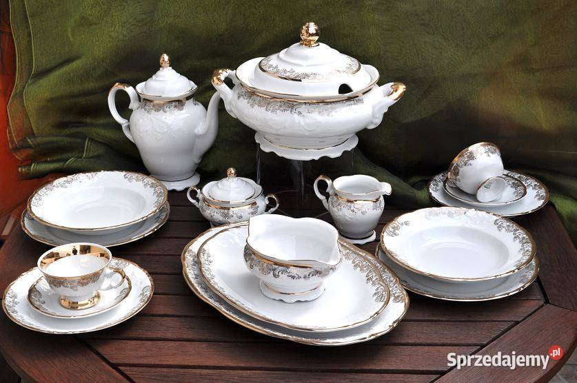 porcelana wałbrzych serwis obiadowy Fryderyka
