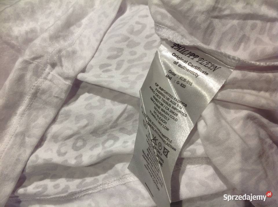 Koszulka Damska PHILLIP PLEIN M j NOWA biały Nowa Sól sprzedam