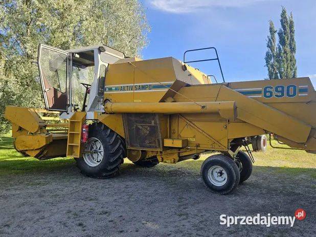 Kombajn zbożowy Sampo 680 690 580 MF 16 Deutz Łomża
