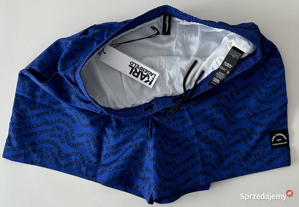KARL LAGERFELD Spodenki kąpielowe rozmiar L Szczecin