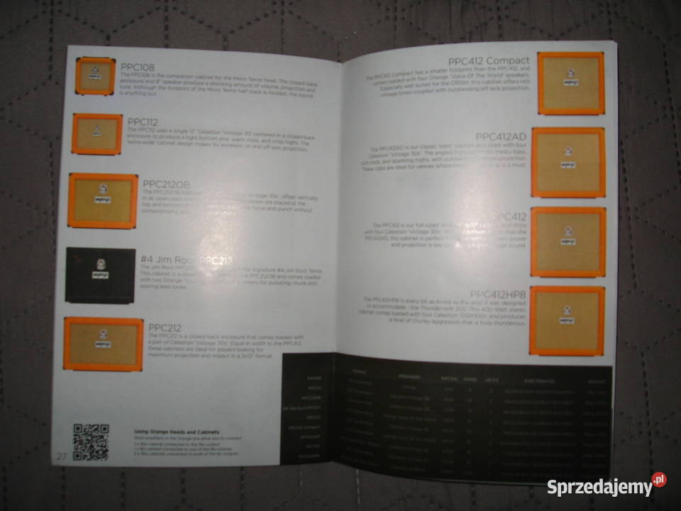 Orange Amps Guitar Amplifiers 2014 catalog pomorskie