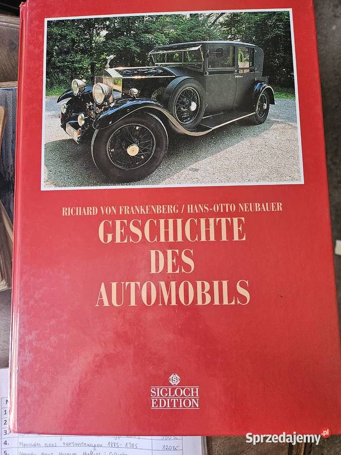 Katalog samochodów lata 30ste 199 Poznań sprzedam