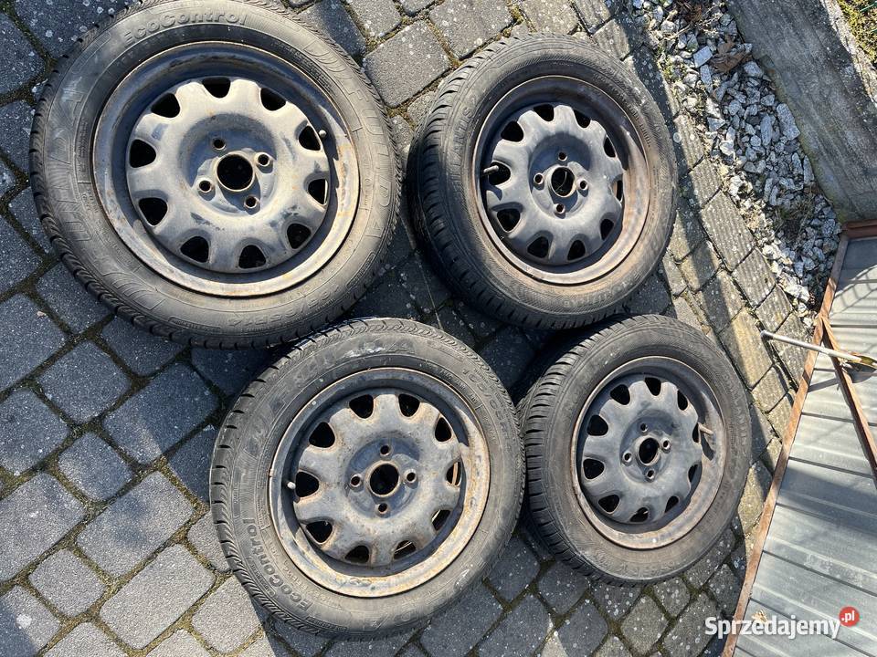OPONY 16565R14 Z felgami kpl 4 Samochodowe Strzelin sprzedam