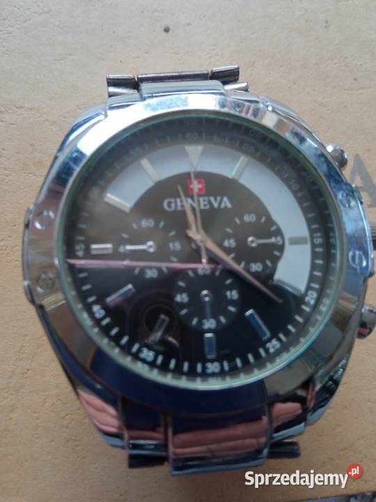 ZEGAREK GENEVA glassic ccolection ze stali
