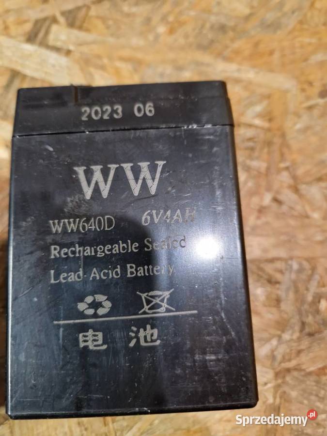 AKUMULATOR BEZOSBŁUGOWY ŻELOWY 6V 4Ah UPS Głogowa