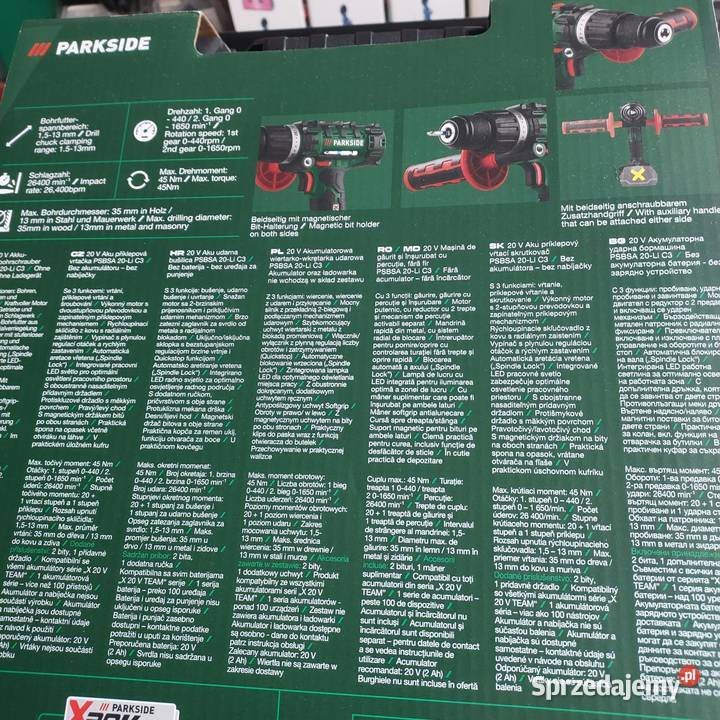 Wkrętarko wiertarka udarowa akumulatorowa mocna Żory