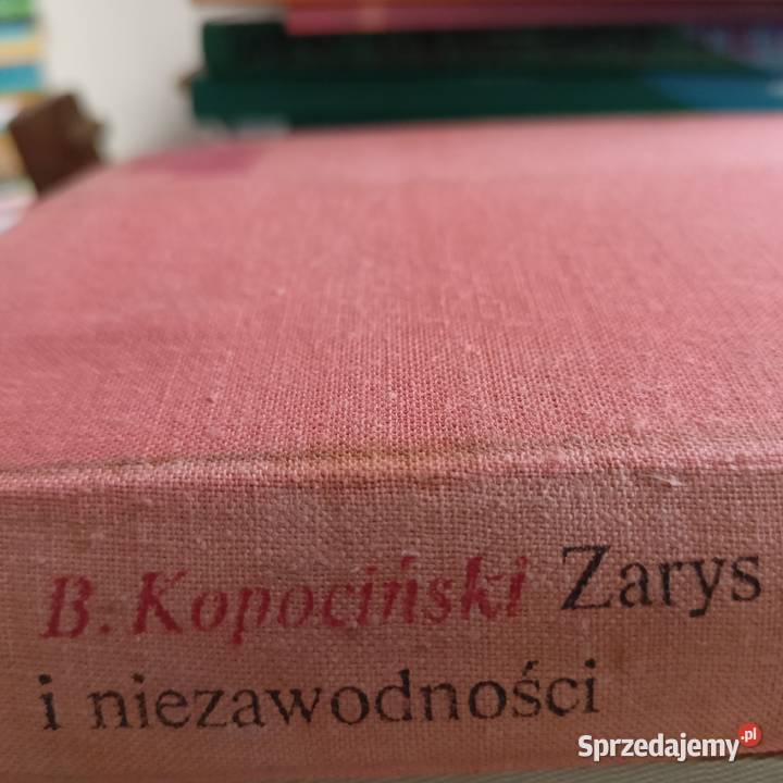 Zarys teorii odnowy i niezawodności książki Gdańsk sprzedam