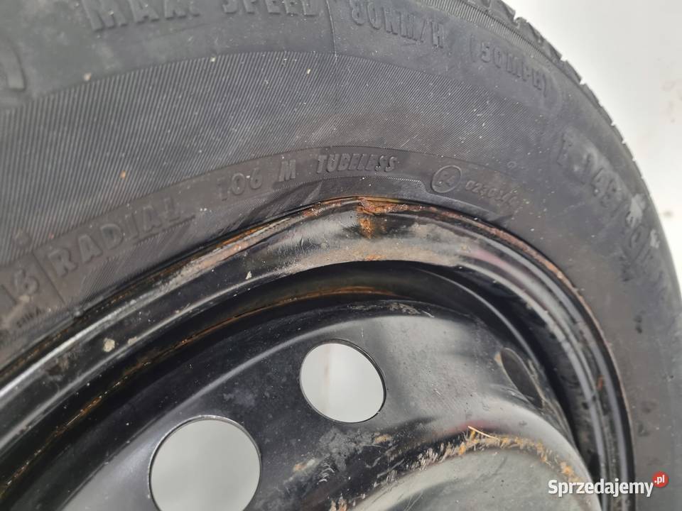 KOŁO DOJAZDOWE dojazdówka Nissan QASHQAI 14590 Chełm