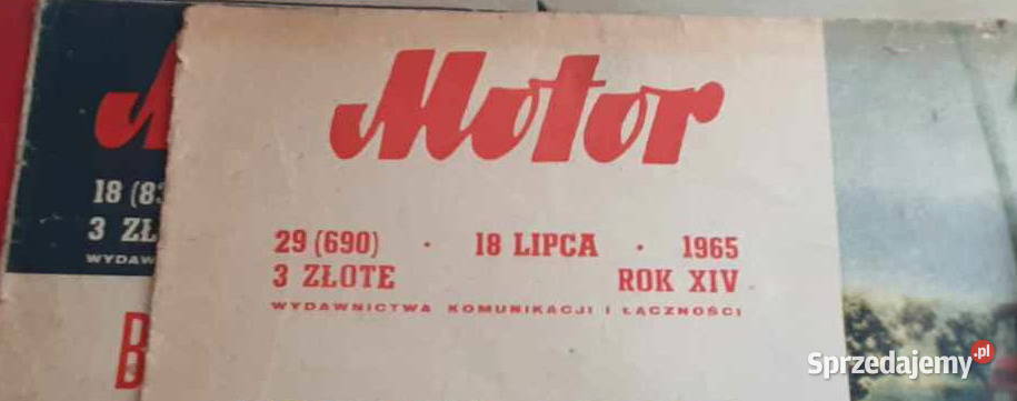 Tygodnik MOTOR gazeta motoryzacyjna PRL z lat 63 Pozostałe