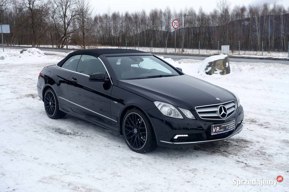 MERCEDES E350CGI 292 KABRIO AVANTGARDE FULL Buczkowice sprzedam