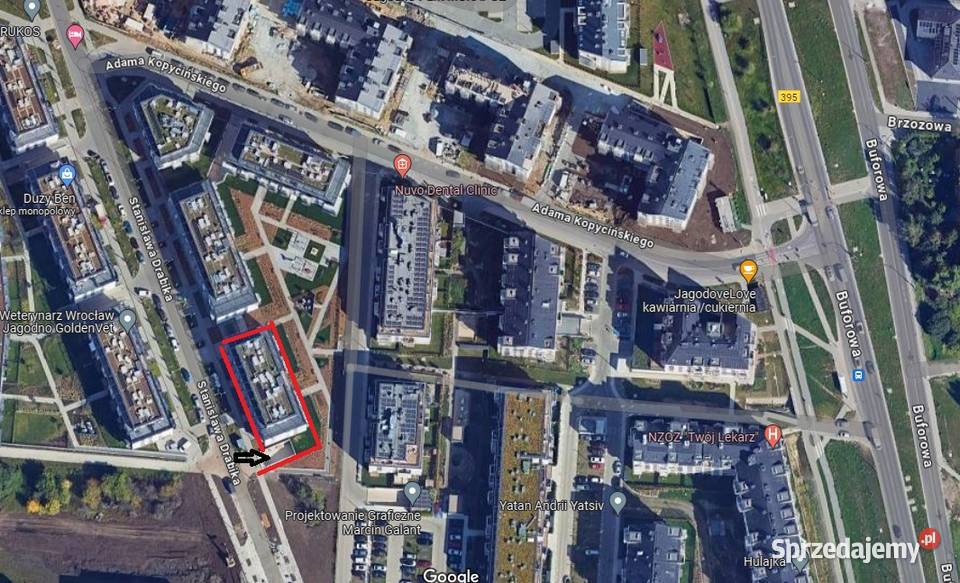 Miejsce parkingowe Drabika Jagodno 15m2 Wynajem Wrocław