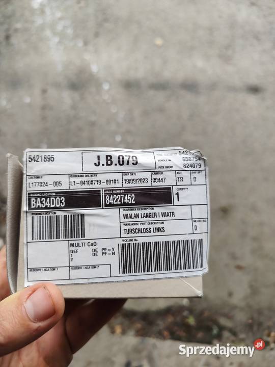 84227452 zamek drzwi nh prawy Nowa Wieś Szlachecka