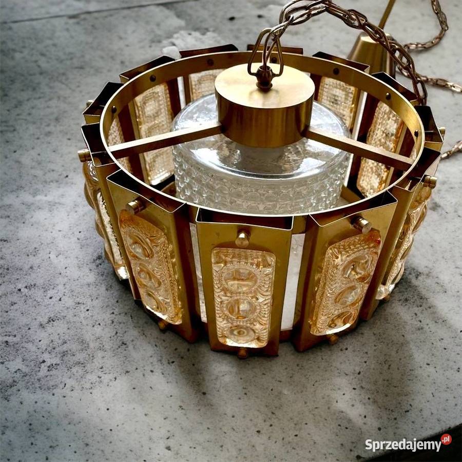 Lampa szwedzka żyrandol lata 60 Warszawa