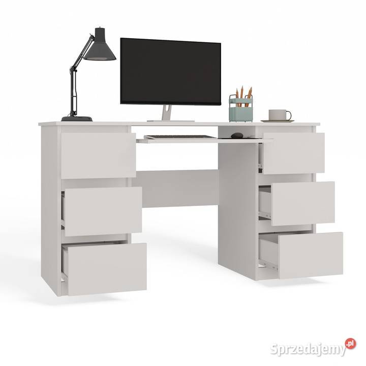 Biurko KUBA BIAŁY 130cm opolskie