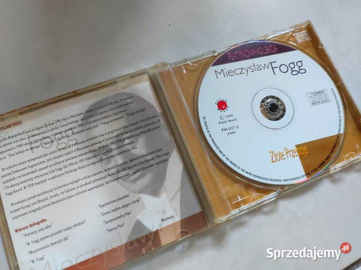 1999 CD Platynowa Kolekcja mieczysław fogg złote Kielce