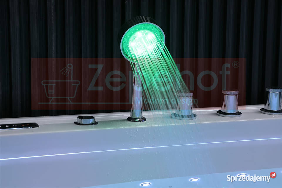 Wanna z hydromasażem EBXD710 prostokątna Wanny Grabówka