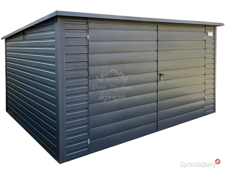 Schowek Domek ogrodowy 4x3m Brama dwuskrzydłowa Miastko