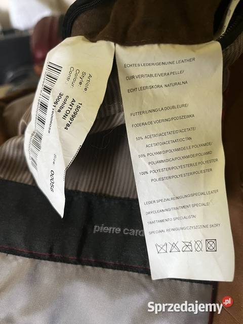 Kurtka zamszowa Pierre Cardin Kurtki i płaszcze Warszawa