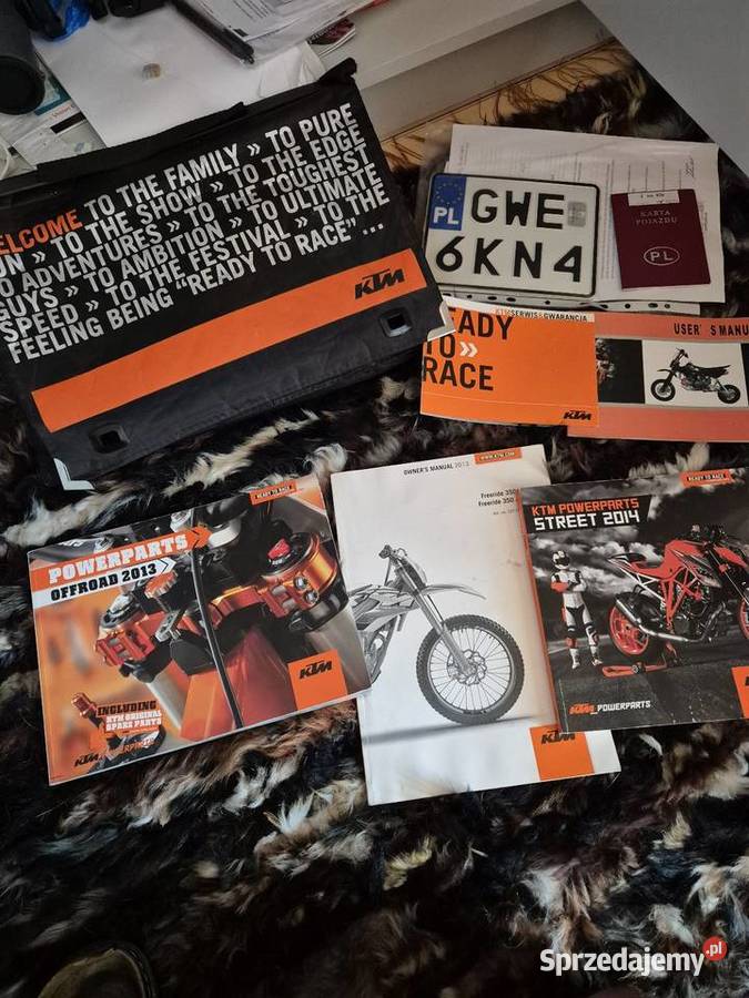 KTM FREERIDE 350 zarejestrowany zamiana na Honda Sopieszyno sprzedam