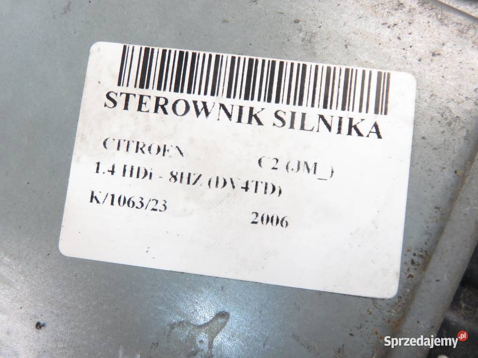 STEROWNIK CITROEN C2 14 HDi 9660300280 sprzedam
