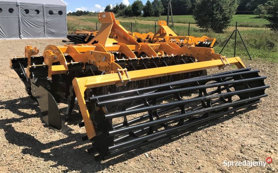 CIĘŻKA BRONA TALERZOWA 3 m NA TALERZACH 510 mm I nieuszkodzony Kamionna