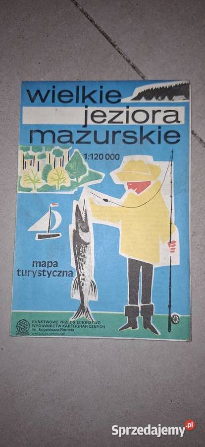 PRL Wielkie Jeziora Mazurskie 1 wydanie 1965 wielkopolskie Łęczyca