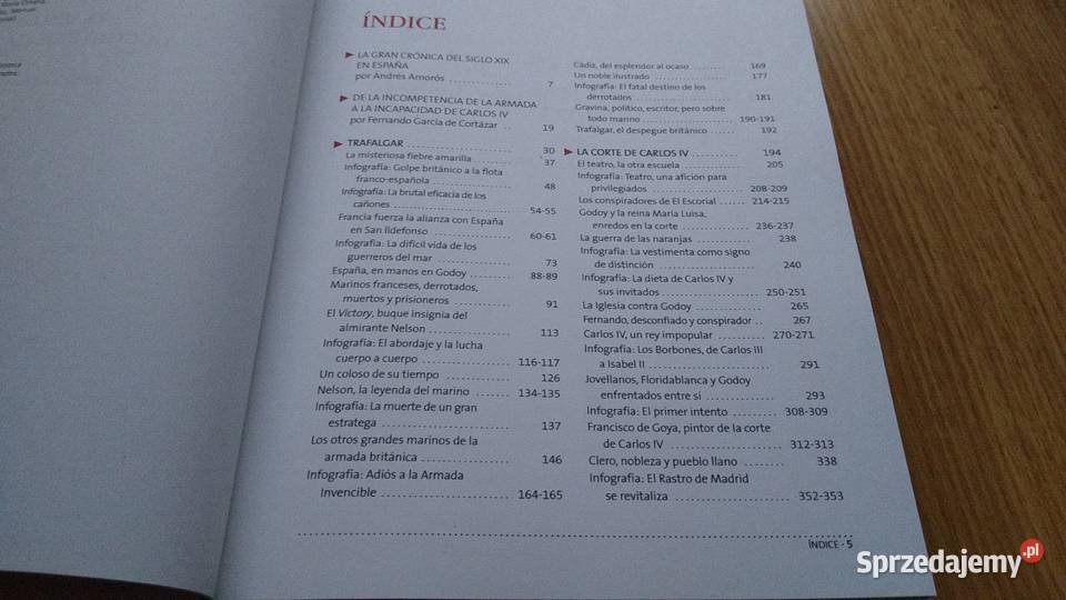 Trafalgar La corte de Carlos IV Benito Prez Rok wydania 2008 Gdańsk