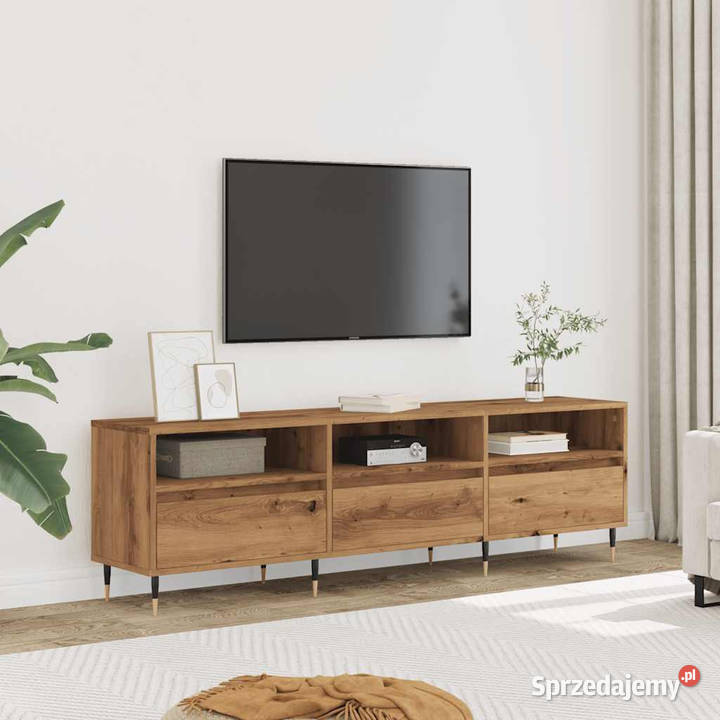 Szafka pod TV dąb artisan 150x30x445 WM857186 Warszawa