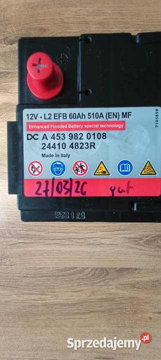 Akumulator orginalny Mercedes Renault EFB 60 Ah