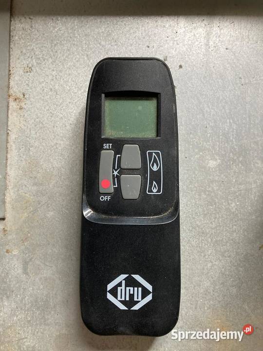 Kominek Gazowy DRU duża szyba imitacja drzewa śląskie Piasek