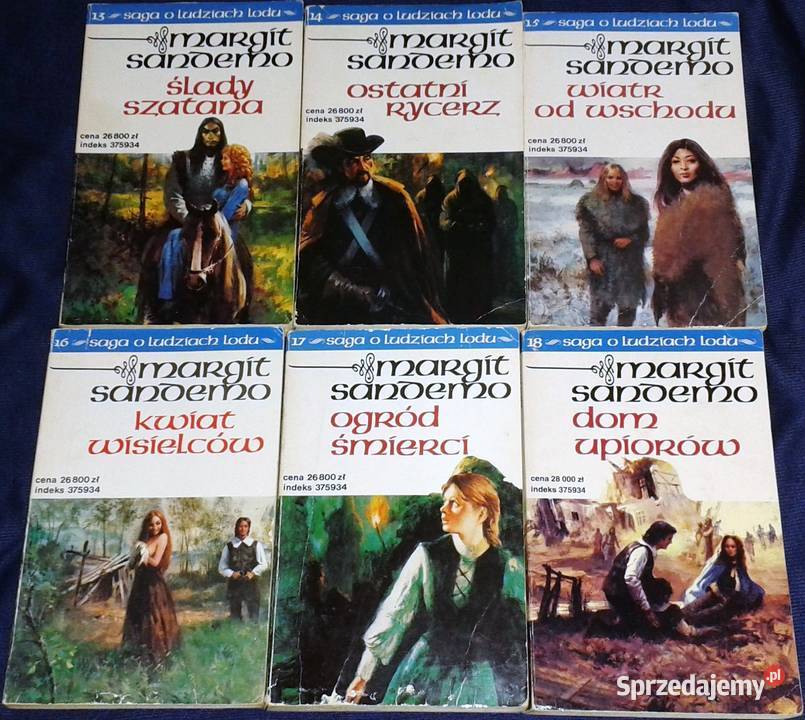 Saga o Ludziach Lodu 44 części Margit Sandemo Chełm