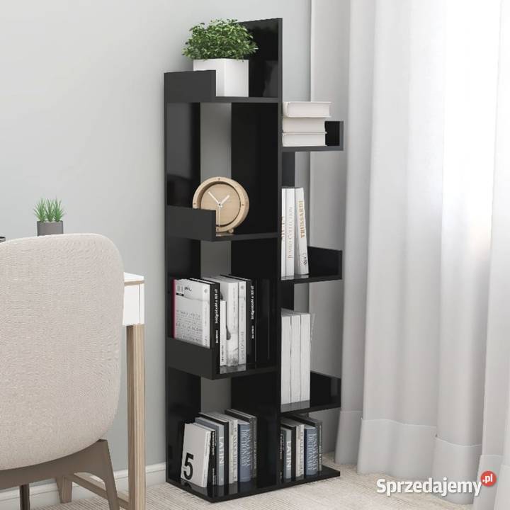 vidaXL Regał na książki czarny 48x255x140 Warszawa sprzedam