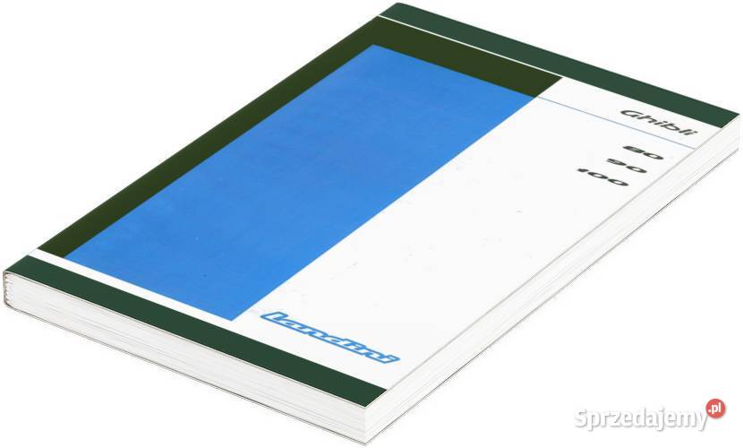 Instrukcja obsługi Landini Ghibli 80 90 100