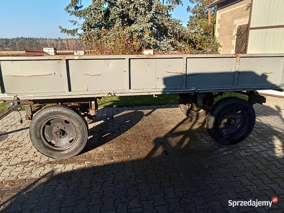 Przyczepa rolnicza sztywna bez papierów łódzkie Jarochów