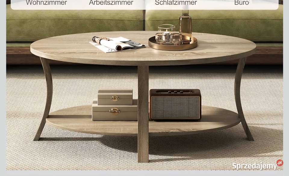 Stolik kawowy owalny Błaszki sprzedam
