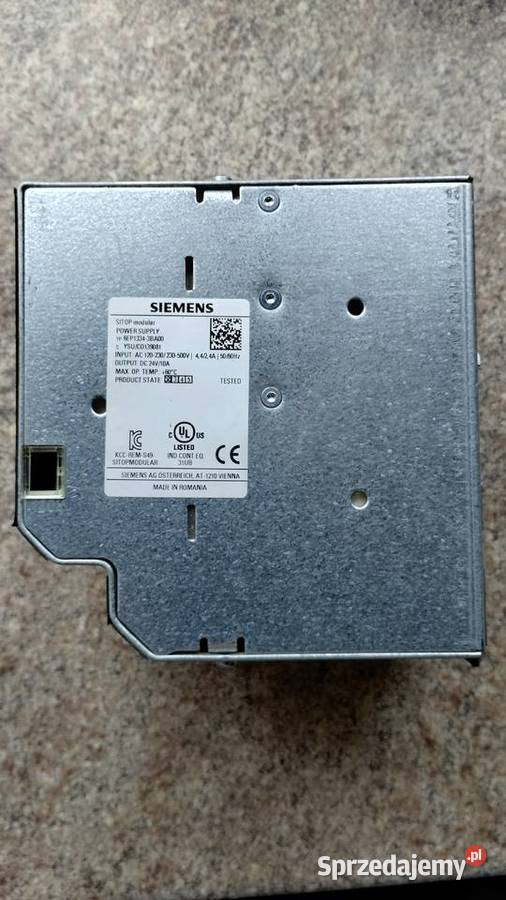 zasilacz przemysłowy Siemens SITOP PSU100S małopolskie