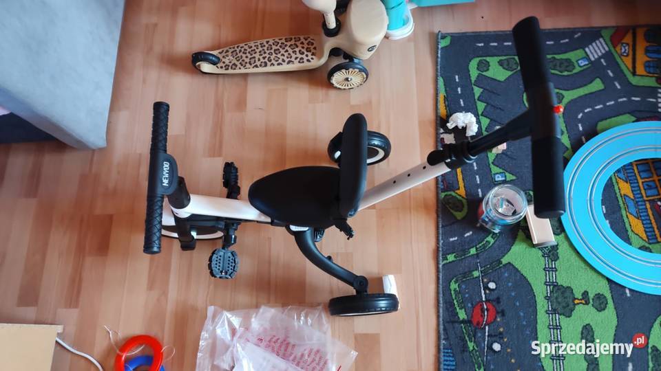 Rower trójkołowy NewYoo 5in1 Biały Czarny Książ Wielkopolski