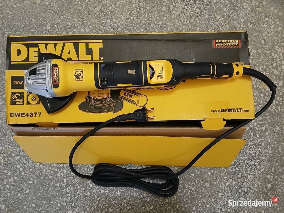Szlifierka kątowa 1700W DeWalt DWE4377 Łódź