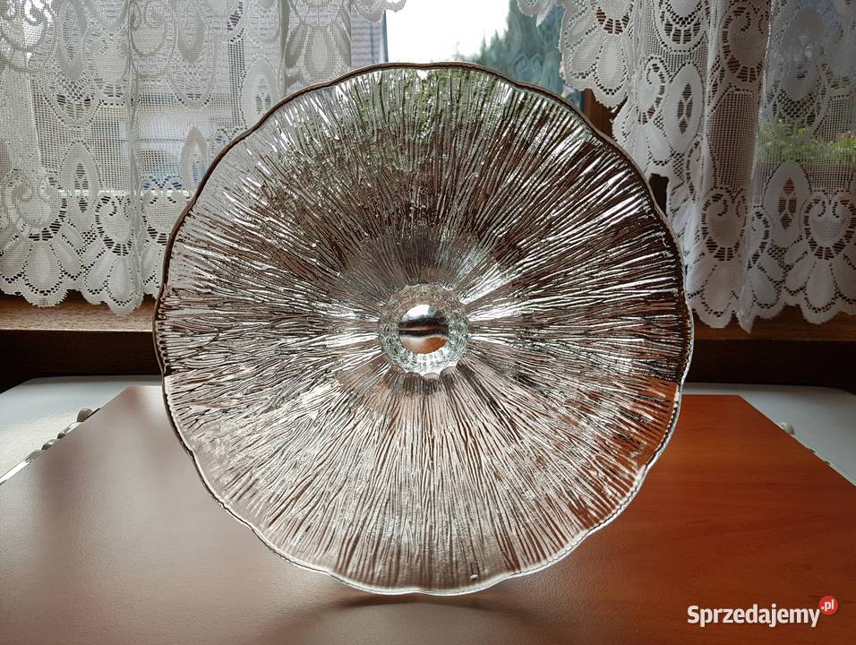 Owocarka Cora Ząbkowice szkło PRL Dąbrowa Górnicza