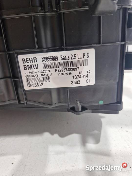 BMW F11 N57 NAGRZEWNICA DMUCHAWA STELAŻ EUROPA dolnośląskie sprzedam