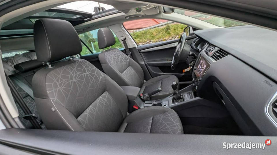 koda Octavia Panoramadach wersja Clever III 2013 biały Octavia Kamienna Góra sprzedam