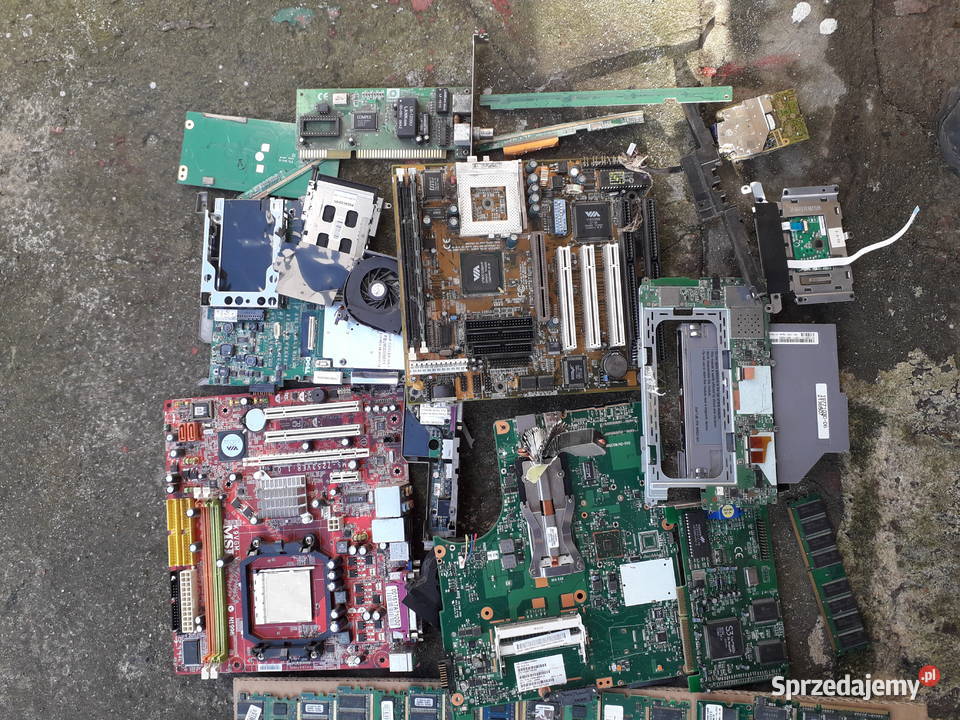 Pamięć ram złom elektroniczny złoto płyta główna Częstochowa
