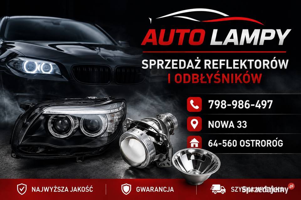 ODBŁYŚNIK DO LAMP SKODA OCTAVIA 3 PRZEDLIFT Ostroróg