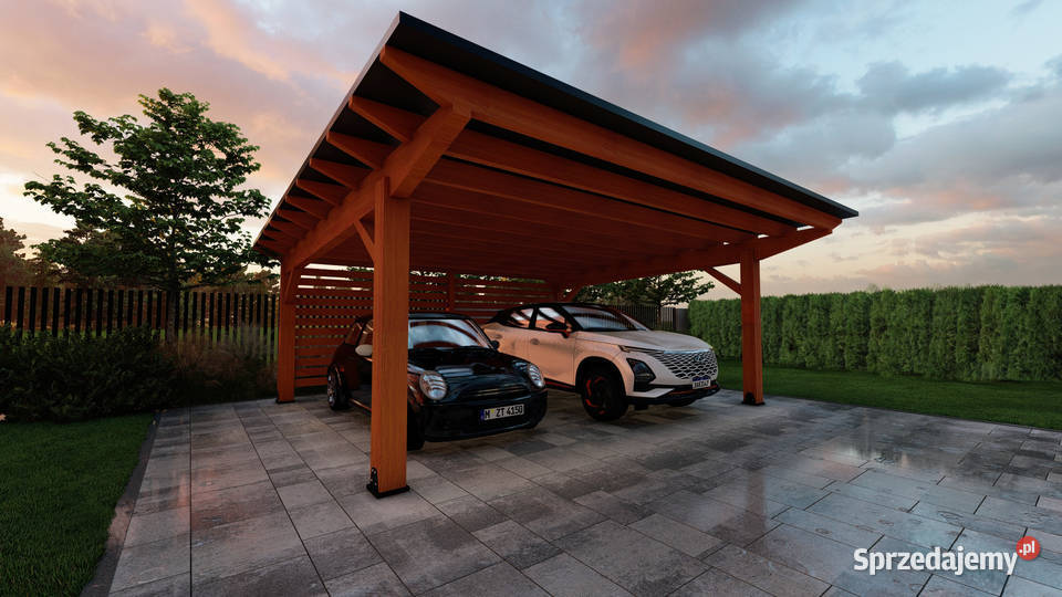 Wiata garażowa drewniana Sevilla 6M Warszawa