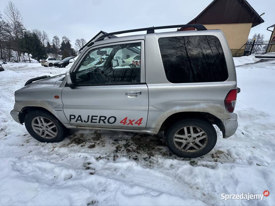 Mitsubishi pajero pinin 18 benzyna 4x4 automat nieuszkodzony Strzegocice