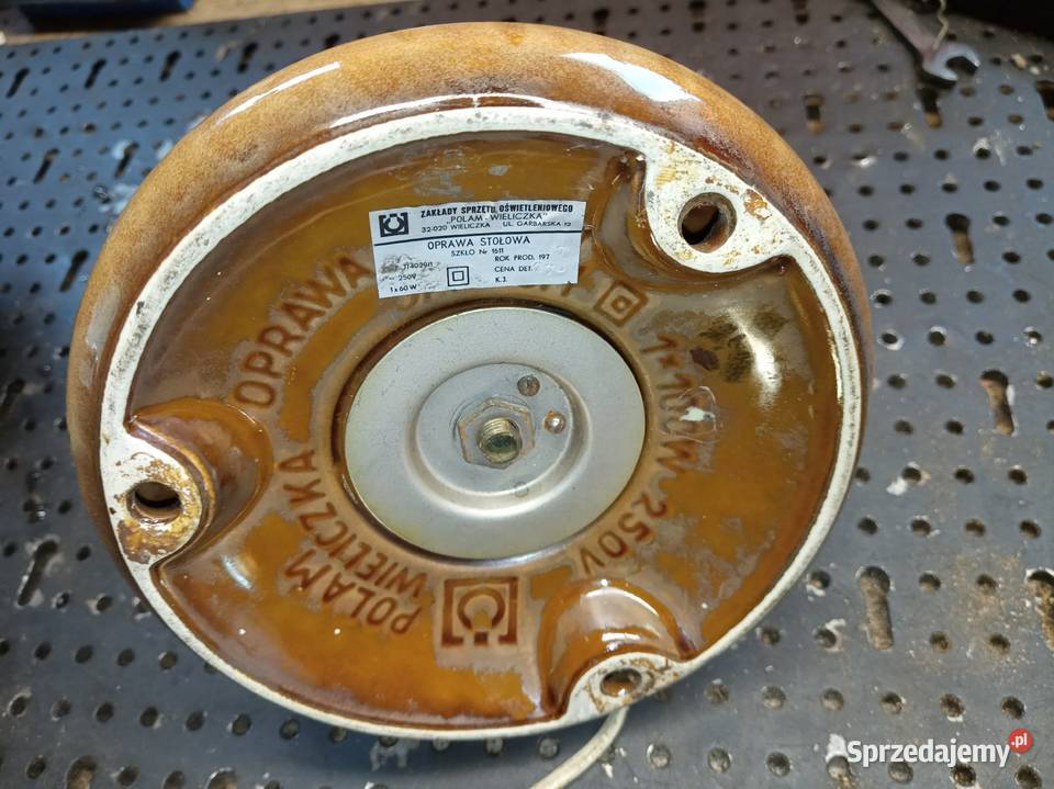Lampa PRL Stalowa Wola