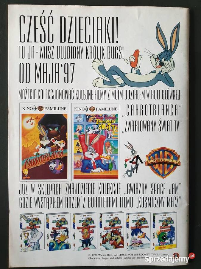 Królik Bugs 21997 komiks z dodatkami Gdynia
