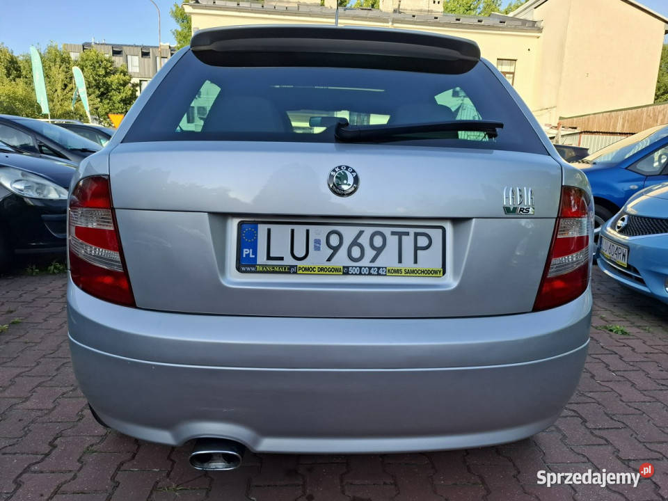 koda Fabia Oryginał 19 TDi RS 130 Koni Klima szyberdach Fabia Lublin
