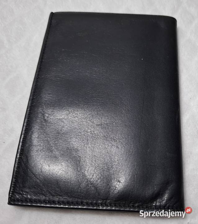 Portfel czarny wkładka na dokumenty 105x21 Czeladź
